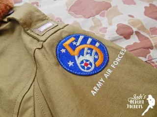 Cazadora bomber piloto Segunda Guerra Mundial