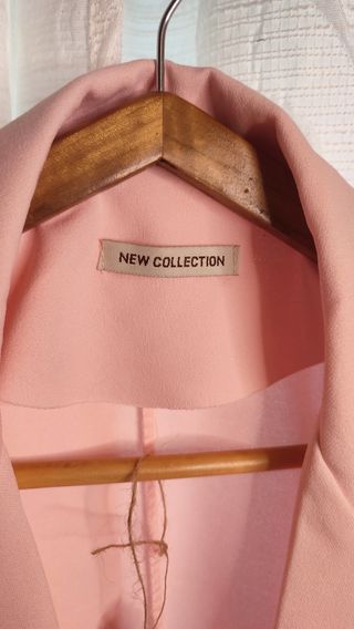 Blazer Rosa Pastel 100% Algodón | Made in Italy