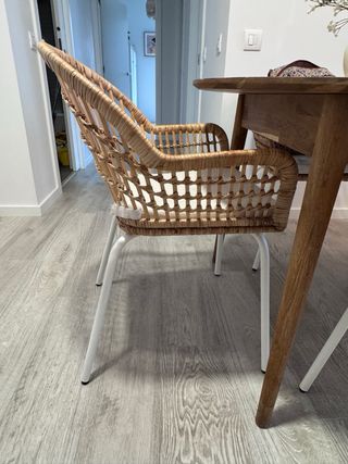 4 Sedie in Vimini Ikea