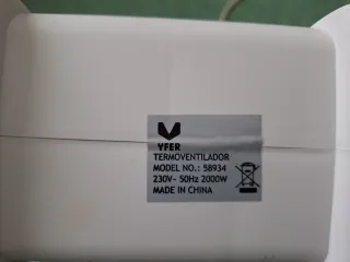 Calentador pequeño para baño