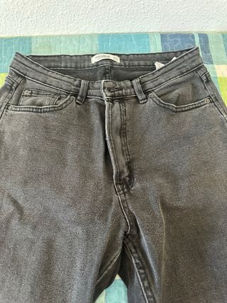 Pantalón vaquero mujer gris