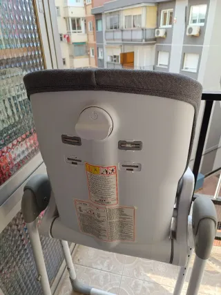 Trona Jané gris y beige