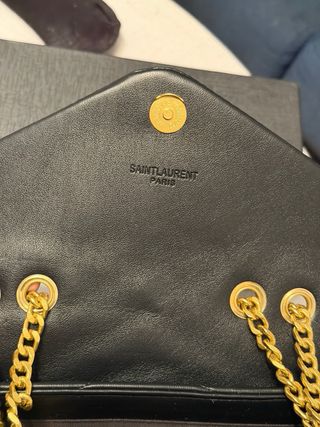 Bolso YSL Loulou Negro y Dorado