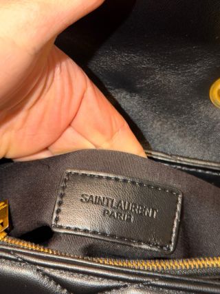 Bolso YSL Loulou Negro y Dorado