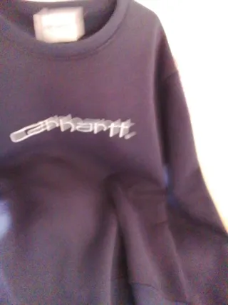 Sudadera Carhartt Azul Logo