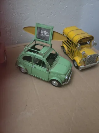 Coches Vintage Decoración (3 Piezas)