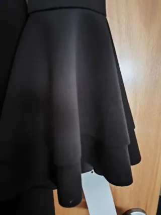 Traje Flamenca marrón café Volantes