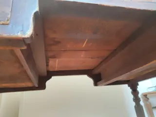 Mesa Escritorio rústico madera con amplios cajones