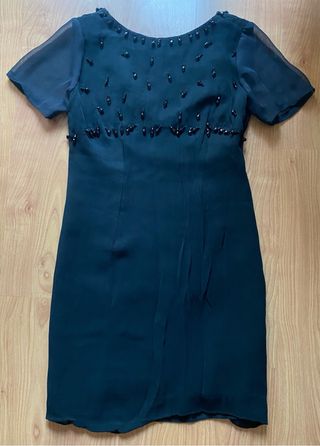 Vestido abalorios Vintage 60s
