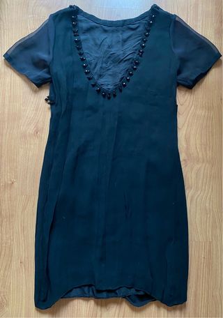 Vestido abalorios Vintage 60s