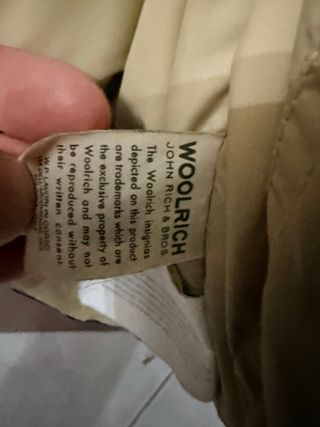 Gilet Woolrich Blu piuma d’ oca