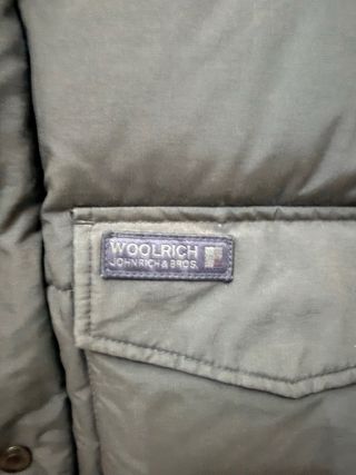 Gilet Woolrich Blu piuma d’ oca
