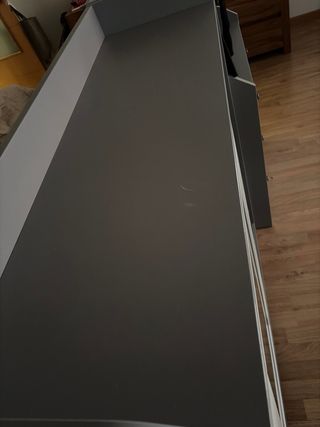 Vitrina Ikea Hauga Gris y Blanco