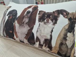 Funda cojín perros