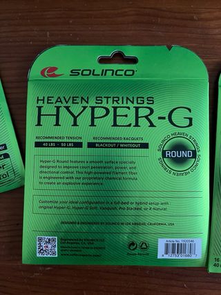 Cordaje Solinco Hyper G Round
