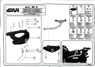 Monorack Givi FZ + Base M5 Suzuki GSX 1400