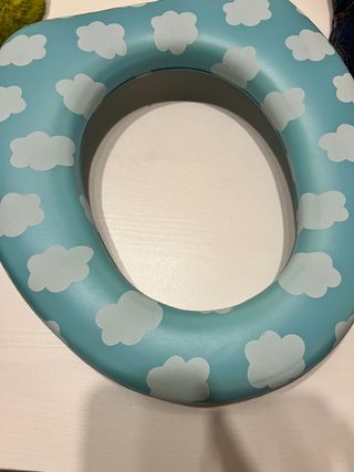 Reductor WC infantil nubes azul