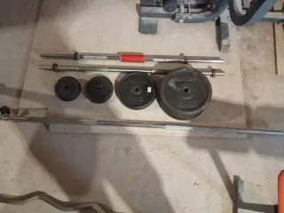 Discos y barras de pesas