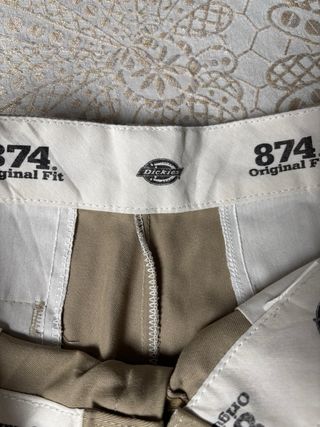 Pantalón Corto Vintage Dickies Beige