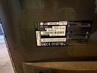 TV LG 49 Negra