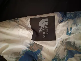Giubbotto The North Face Mappa Blu Bianco