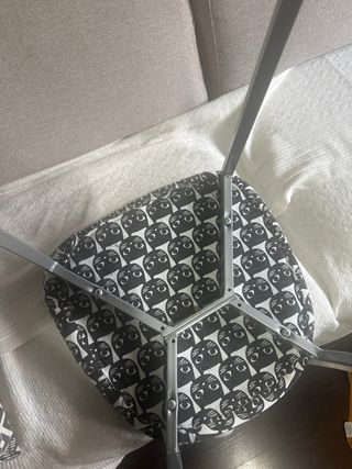 Silla de cocina con estampado de gatos