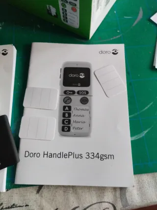 Teléfono Doro HandlePlus 334gsm Blanco. Sin usar.