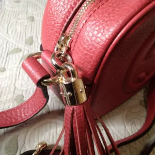 Bolso Gucci Rojo Piel
