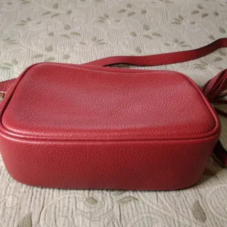 Bolso Gucci Rojo Piel