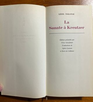 LITERATURA CLÁSICA EN FRANCÉS, LEÓN TOLSTOI