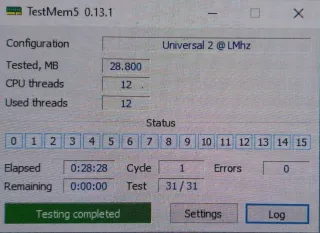 32GB (2x16) 2400mhz Kingston FURY