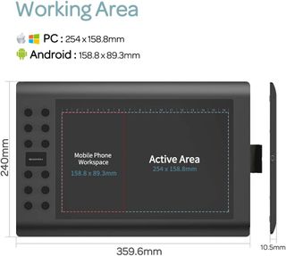 Tableta Gráfica GAOMON MK106 PRO