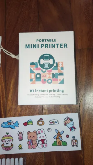 Mini Impresora Térmica Bluetooth Portátil