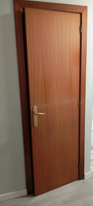 Puerta de madera interior