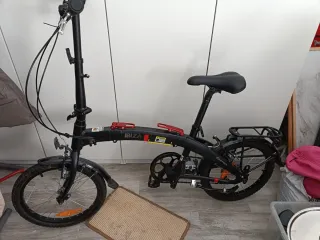 Bicicleta plegable Ibiza negra