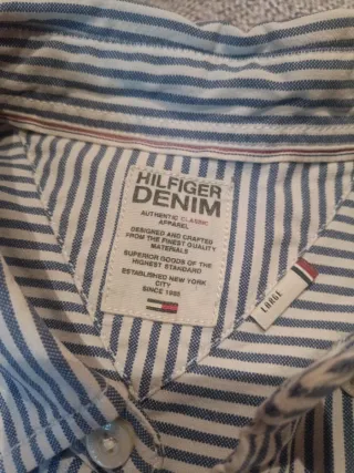 Camisa Tommy Hilfiger Rayas Talla L,  original