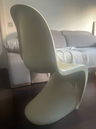Silla Pathon Beige Plástico