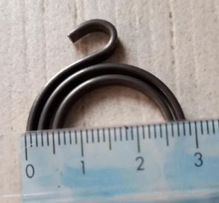 Manilla puerta. Muelles con gancho (2 medidas).