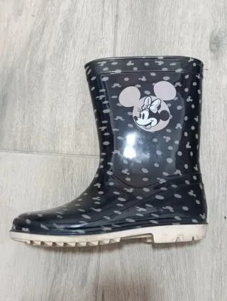 Botas de agua Minnie Mouse negro/gris Niña num 31
