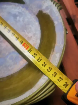 Conjunto 6 Platos Cerámica Tongana Peces
