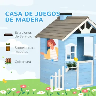 Casita Infantil Madera Exterior