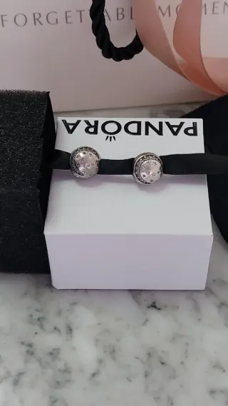 2 Charm Clip Noche Brillante Pandora