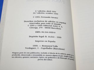 Ética para Amador Fernando Savater Ariel 1999