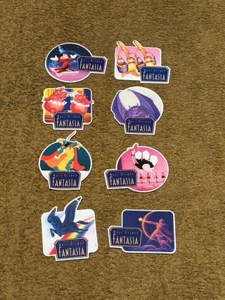 Set 8 adesivi Walt Disney Fantasia