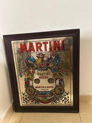 Cuadro Martini Rosso 62x52