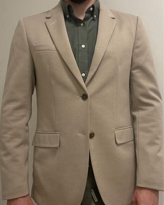 Americana beige JVZ hombre