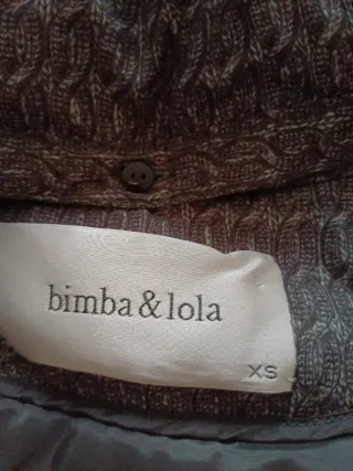 Anorak Bimba y Lola gris plateado