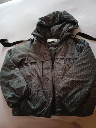 Anorak Bimba y Lola gris plateado