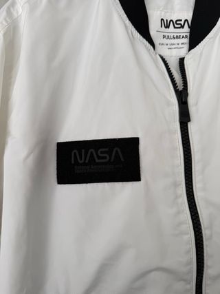 Chaqueta Bomber NASA Pull&Bear Talla M