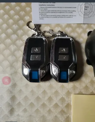 Alarma vibración moto/coche + 2 mandos